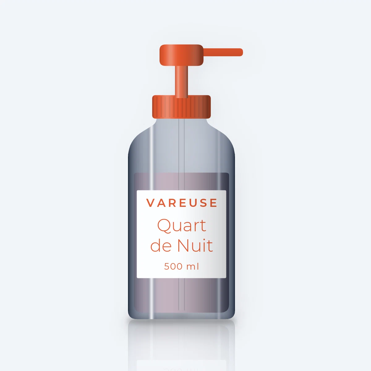 Gel douche Quart de Nuit à la pastèque – Vareuse, flacon-pompe 500 ml