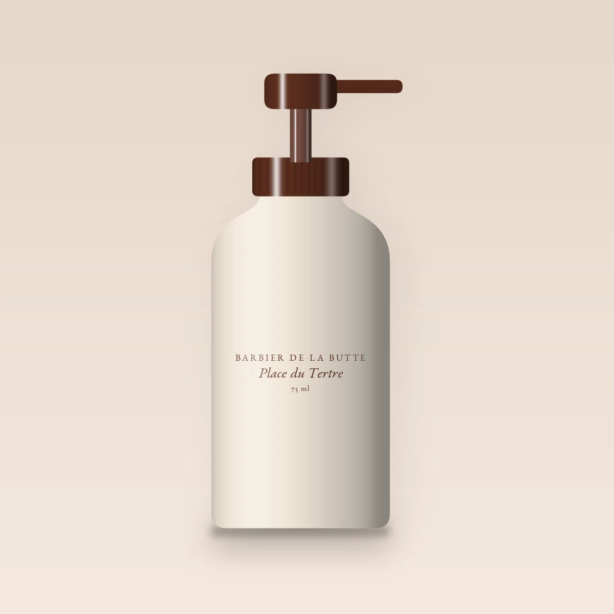 Soin visage Place du Tertre liftant – Barbier de la Butte, flacon-pompe 75 ml