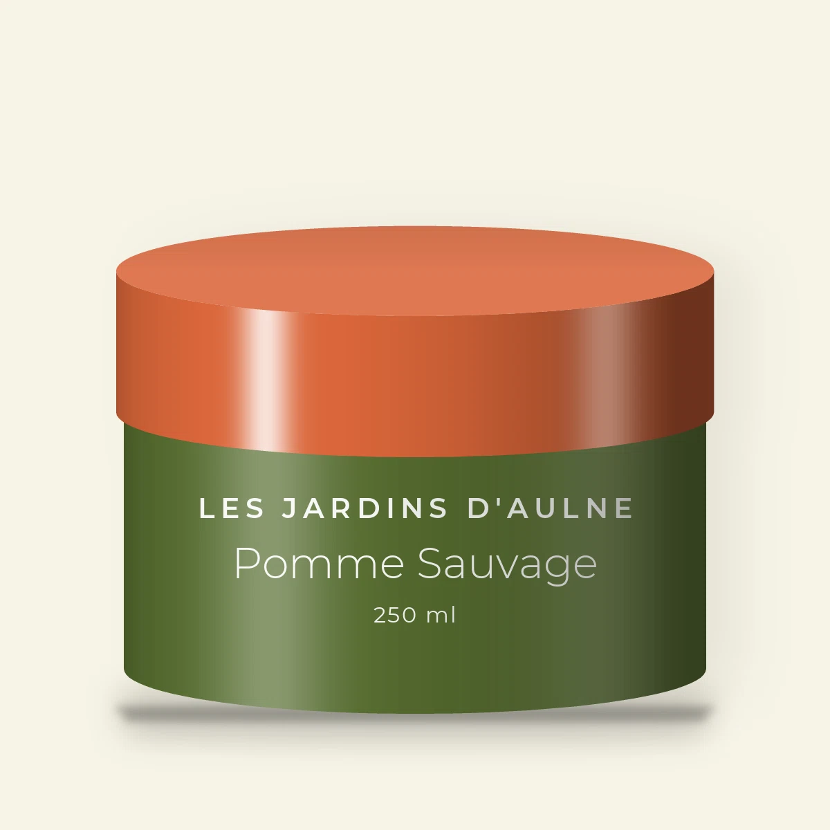 Masque capillaire anti-frisottis Pomme Sauvage – Les Jardins d'Aulne, pot 250 ml