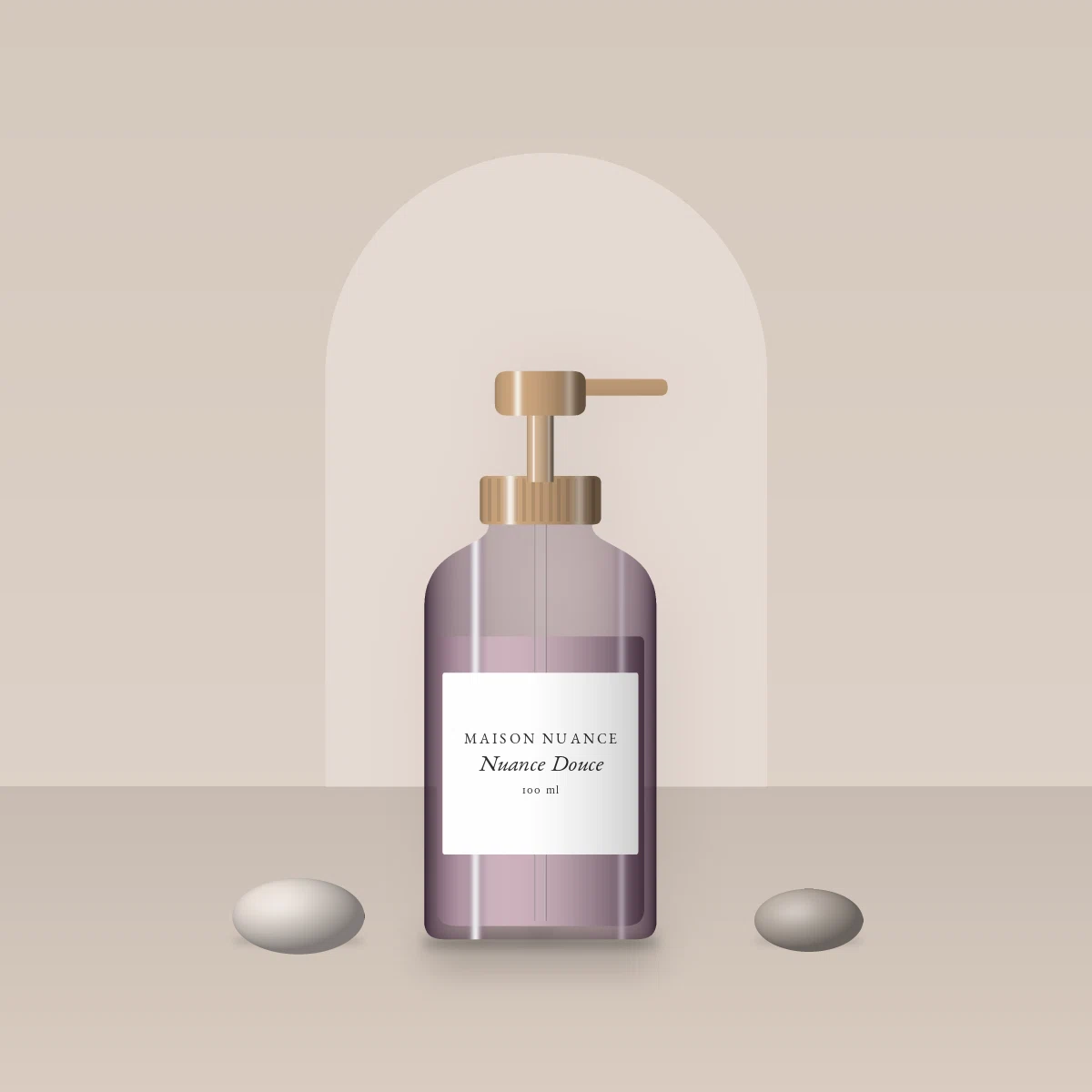 Gel douche Nuance Douce à la pastèque – Maison Nuance, photo d'ambiance