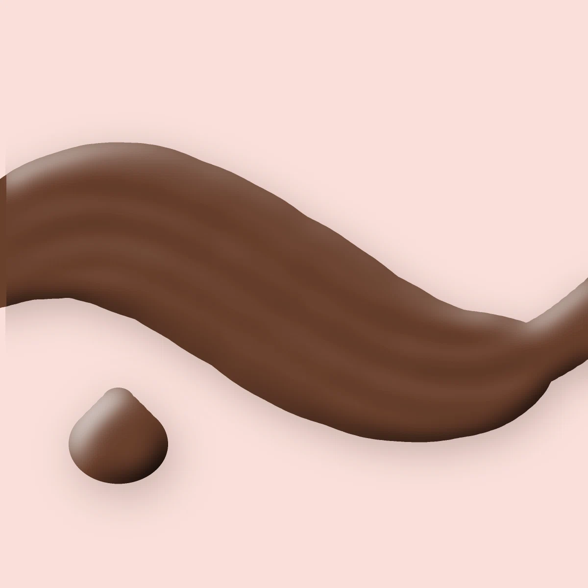 Fond de teint Pluie Fine à l'eau de rose – Yukimori, aperçu de la teinte 25 Cacao