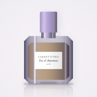 Parfum Iris d'Automne indomptable – Carnet d'Iris, flacon 30 ml
