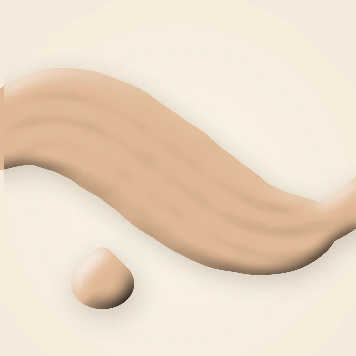 Fond de teint Ocre Solaire à la vitamine E – Terre d'Ocrelle, aperçu de la teinte 08 Beige neutre