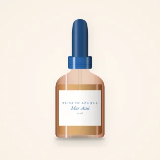 Huile capillaire réparation intense Mar Azul – Brisa de Azahar, flacon compte-gouttes 50 ml