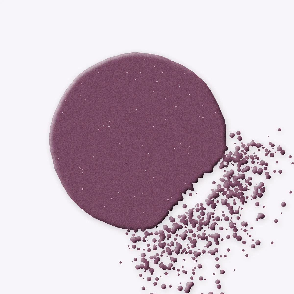 Palette yeux essentielle à l'huile de noisette – Chromalie, aperçu de la teinte Tons prune