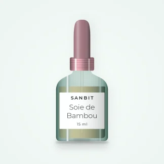 Soie de Bambou sérum anti-pollution – Sanbit, flacon compte-gouttes 15 ml