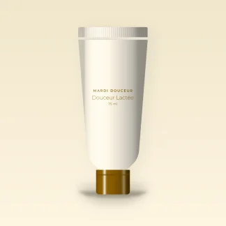 Crème hydratante peaux sensibles Douceur Lactée – Mardi Douceur, tube 75 ml