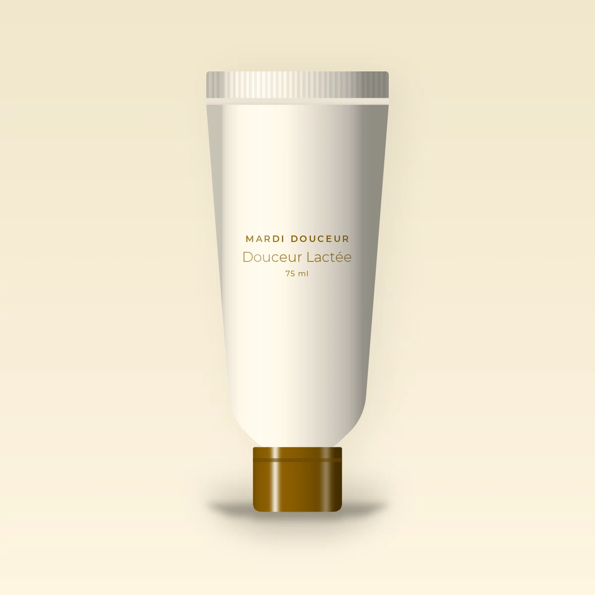 Crème hydratante peaux sensibles Douceur Lactée – Mardi Douceur, tube 75 ml