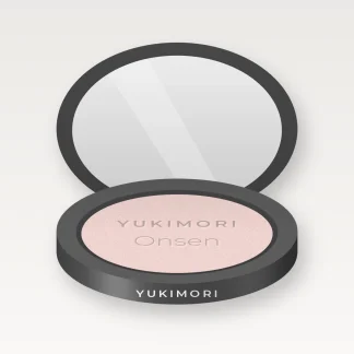 Enlumineur Onsen à la poudre de riz – Yukimori, boîtier 4,5 g, teinte Nacre rosée