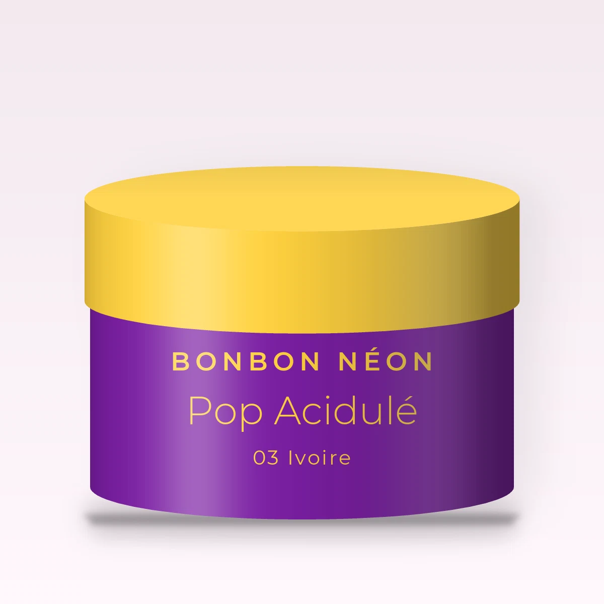 Poudre Pop Acidulé à la camomille – Bonbon Néon, pot 9 g, teinte 03 Ivoire