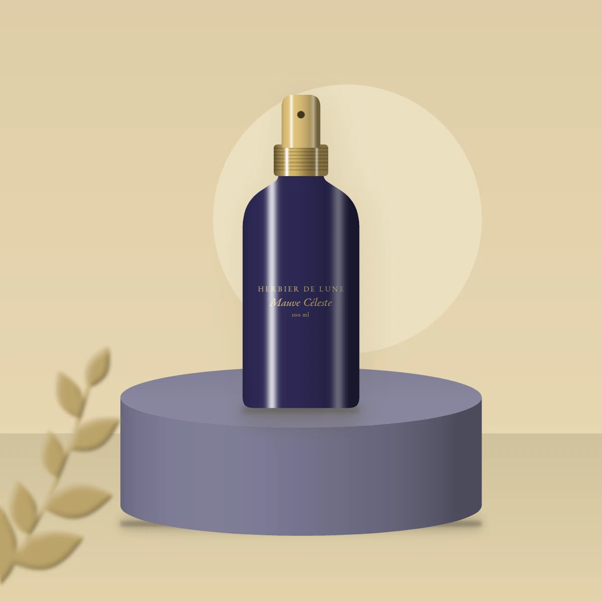 Mauve Céleste lotion tonique sans alcool – Herbier de Lune, photo d'ambiance