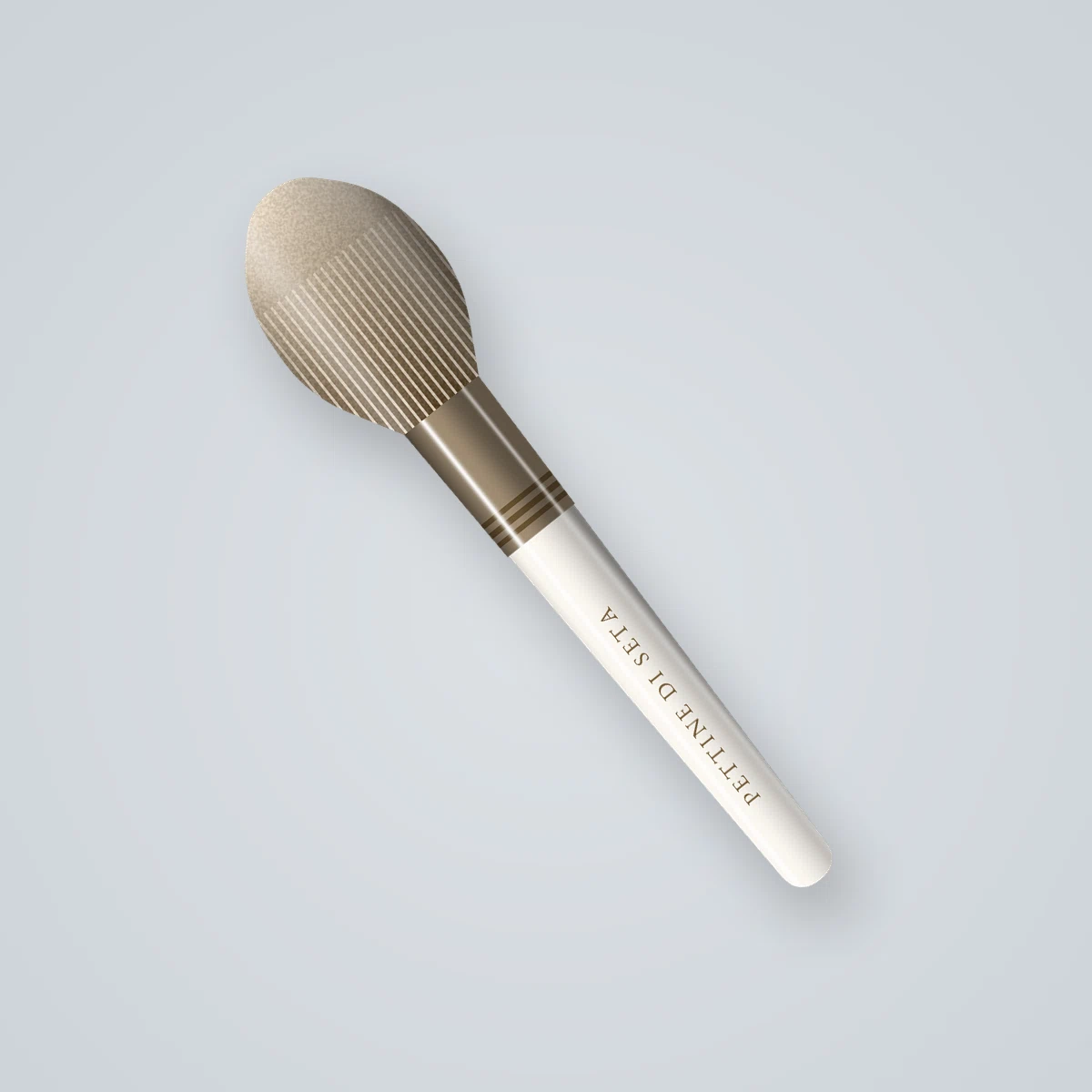 Brosse ventilée en bois de poirier – Pettine di Seta, vue de face