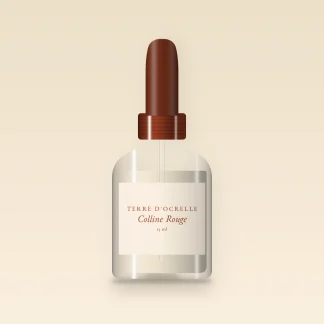 Colline Rouge sérum affinant – Terre d'Ocrelle, flacon compte-gouttes 15 ml