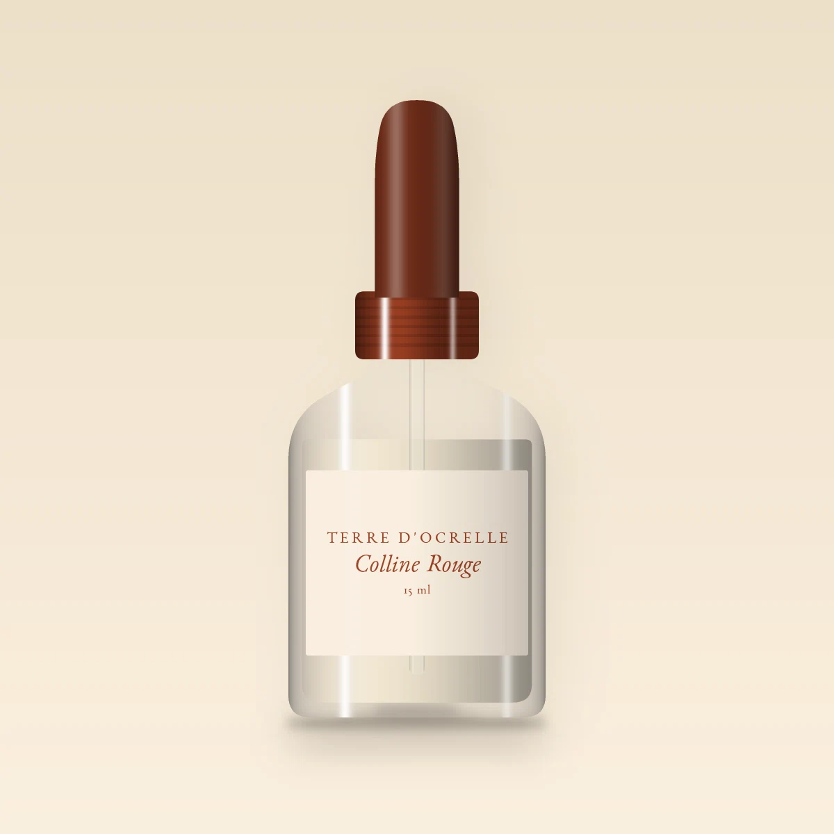 Colline Rouge sérum affinant – Terre d'Ocrelle, flacon compte-gouttes 15 ml