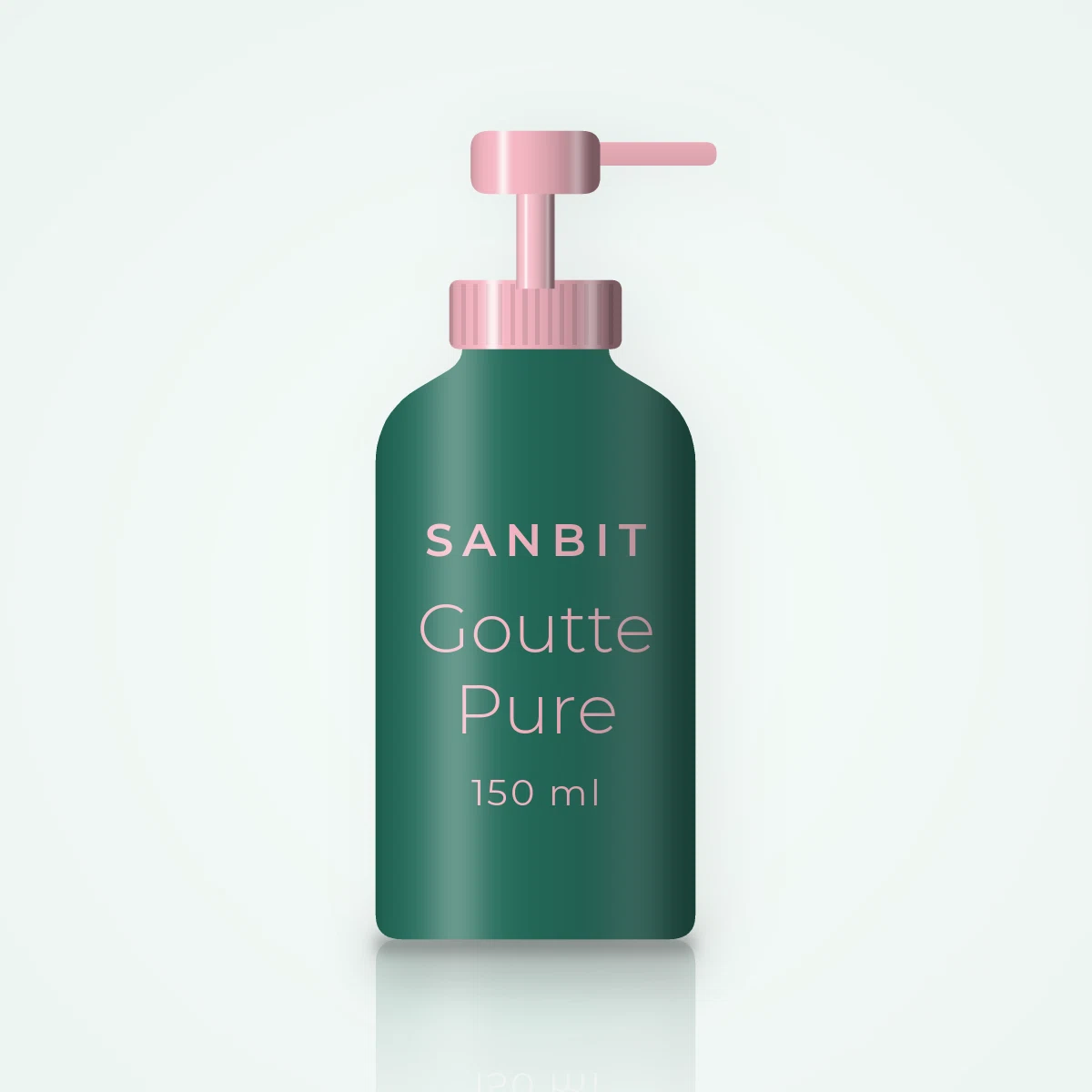 Goutte Pure nettoyant visage micellaire – Sanbit, flacon-pompe 150 ml
