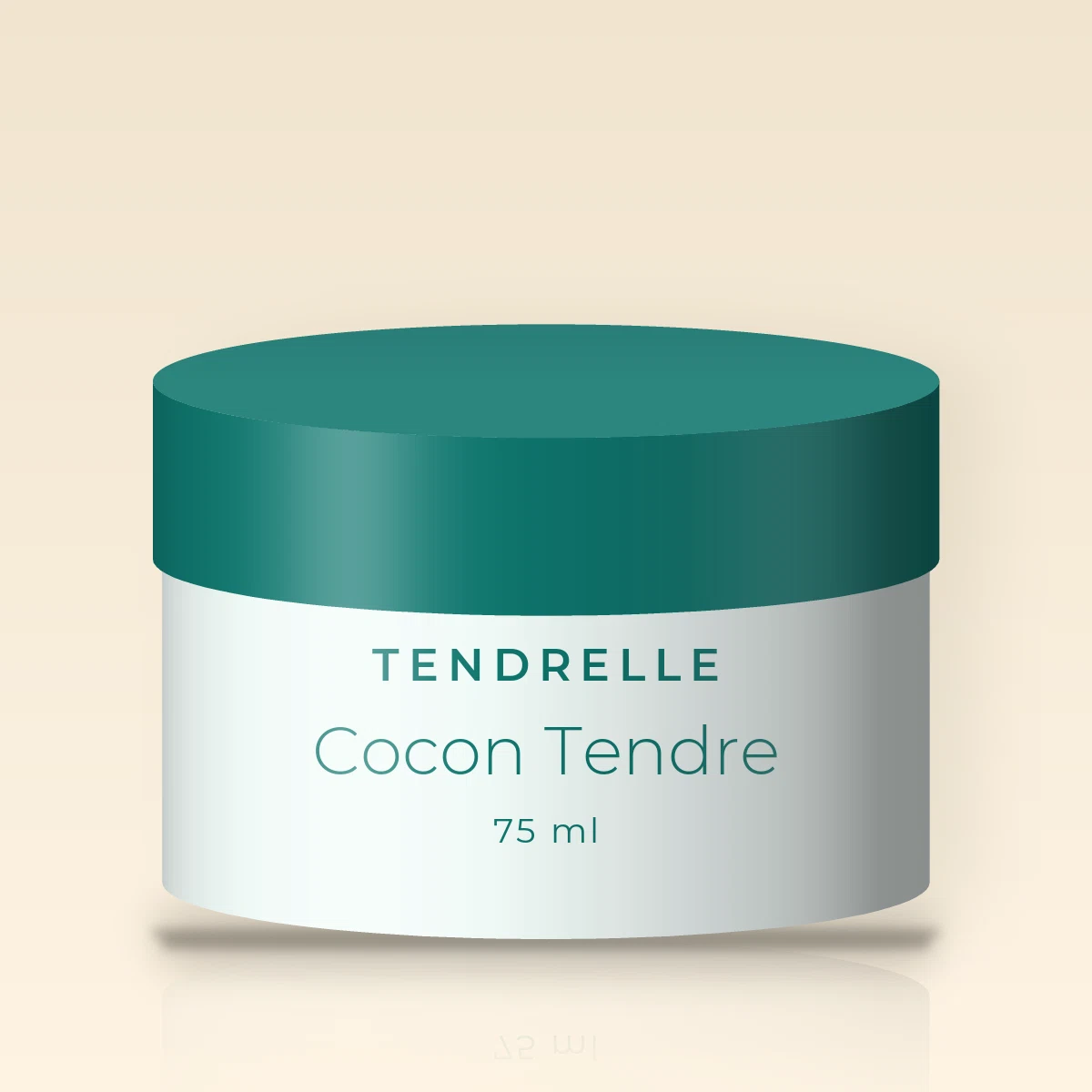 Crème hydratante Cocon Tendre à l'eau de bleuet – Tendrelle, pot 75 ml