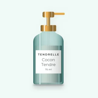 Crème hydratante nourrissante Cocon Tendre – Tendrelle, flacon-pompe 75 ml