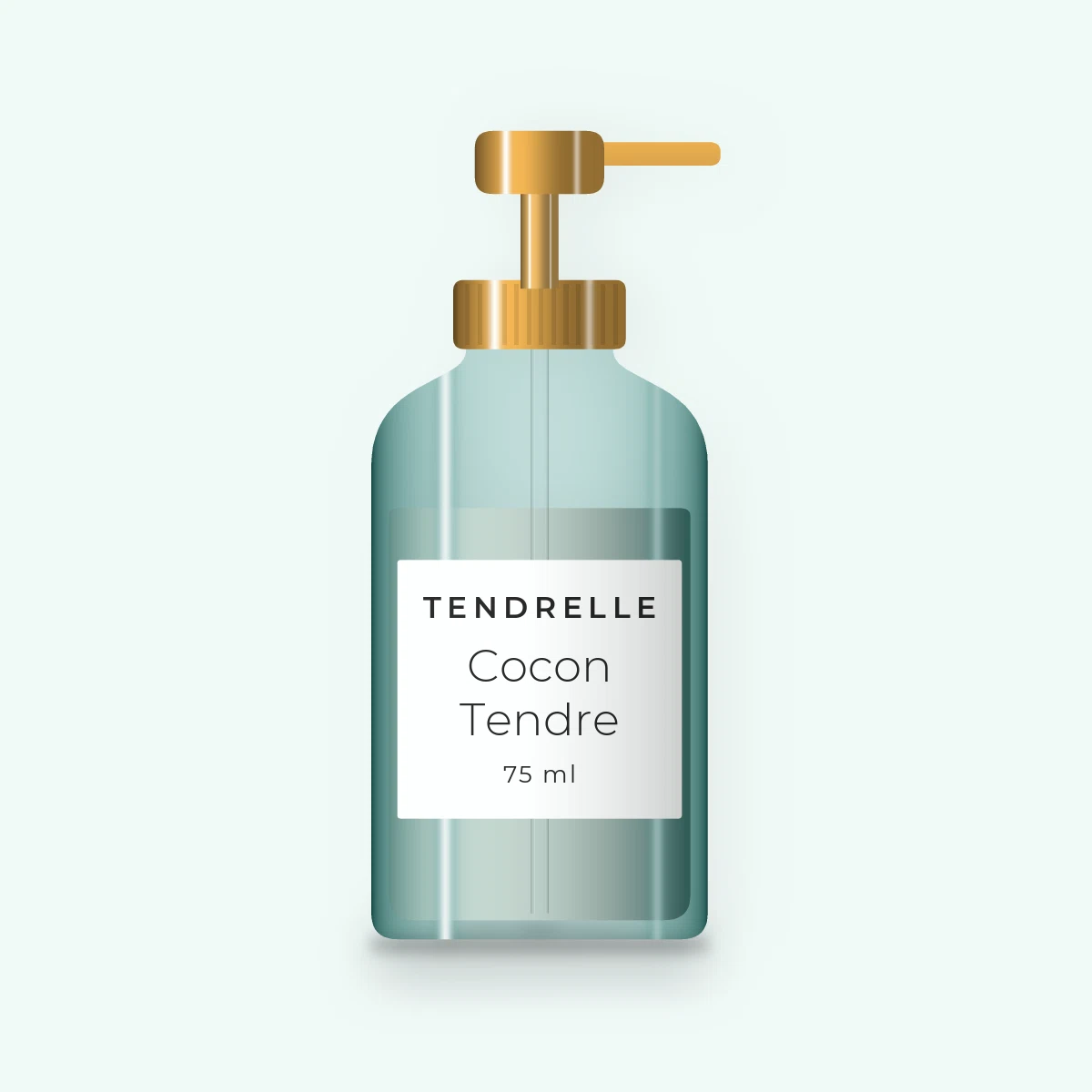 Crème hydratante nourrissante Cocon Tendre – Tendrelle, flacon-pompe 75 ml
