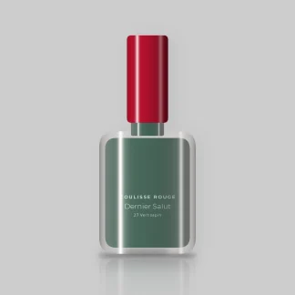 Vernis à ongles ultra-couvrant Dernier Salut – Coulisse Rouge, flacon 10 ml, teinte 27 Vert sapin