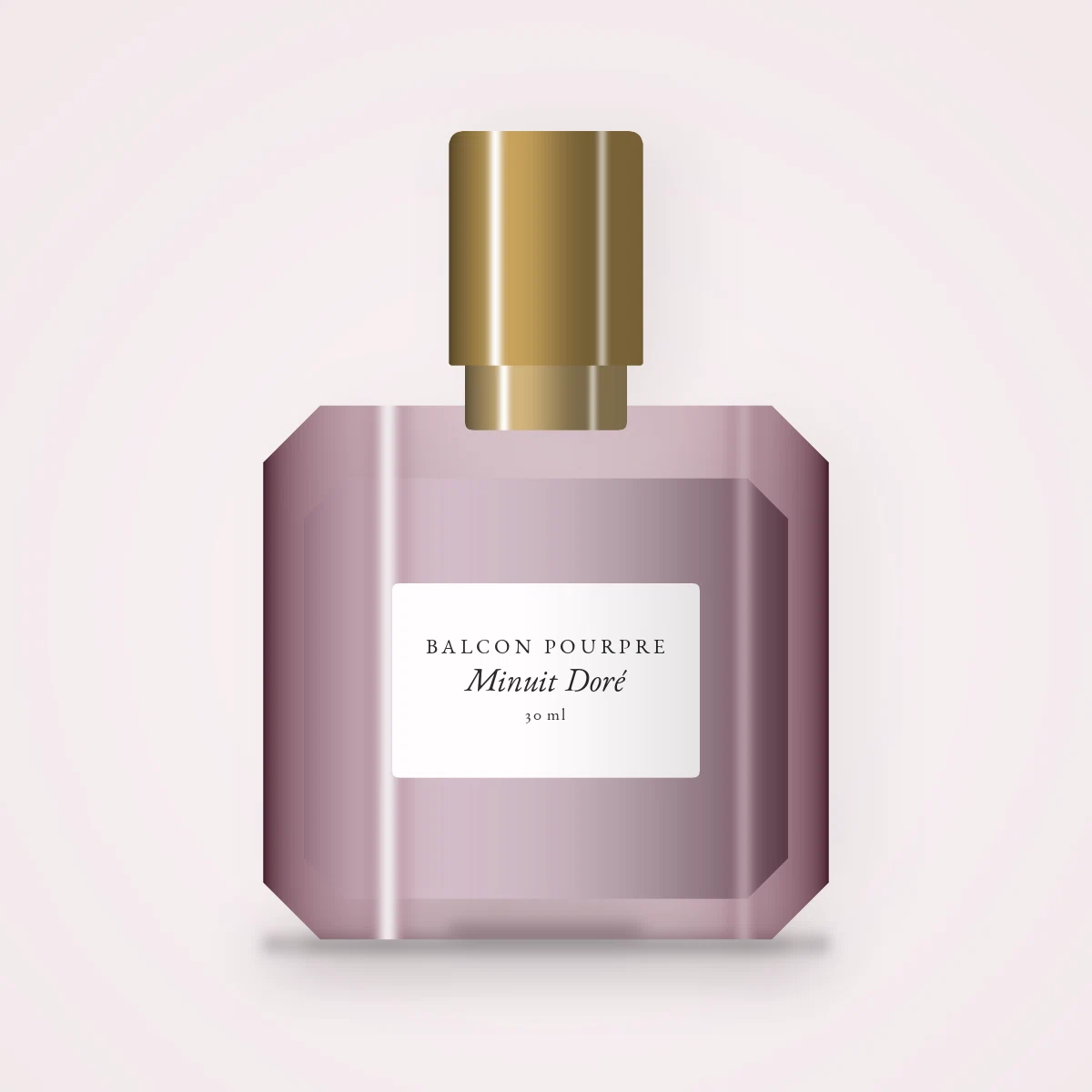 Parfum Minuit Doré à l'osmanthus – Balcon Pourpre, flacon 30 ml