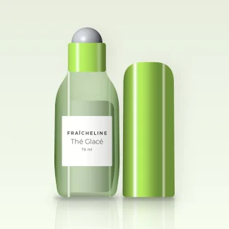 Déodorant Thé Glacé respectueux de la peau – Fraîcheline, flacon roll-on 75 ml