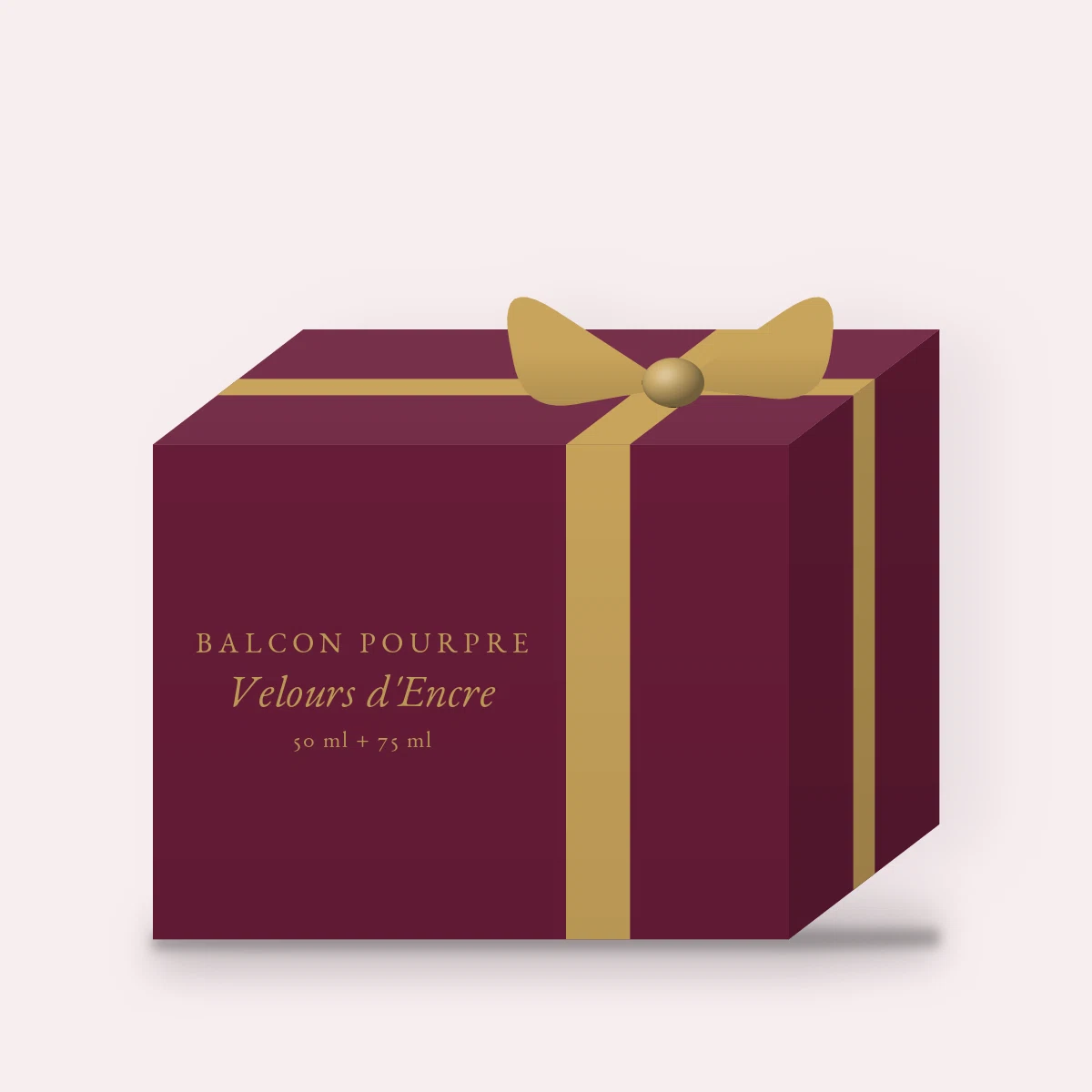 Coffret Velours d'Encre au géranium rosat – Balcon Pourpre, 50 ml + 75 ml