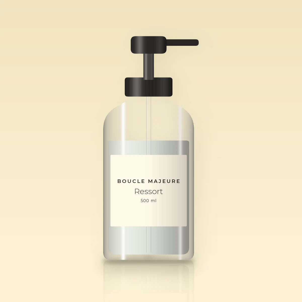 Shampooing brillance Ressort – Boucle Majeure, flacon-pompe 500 ml