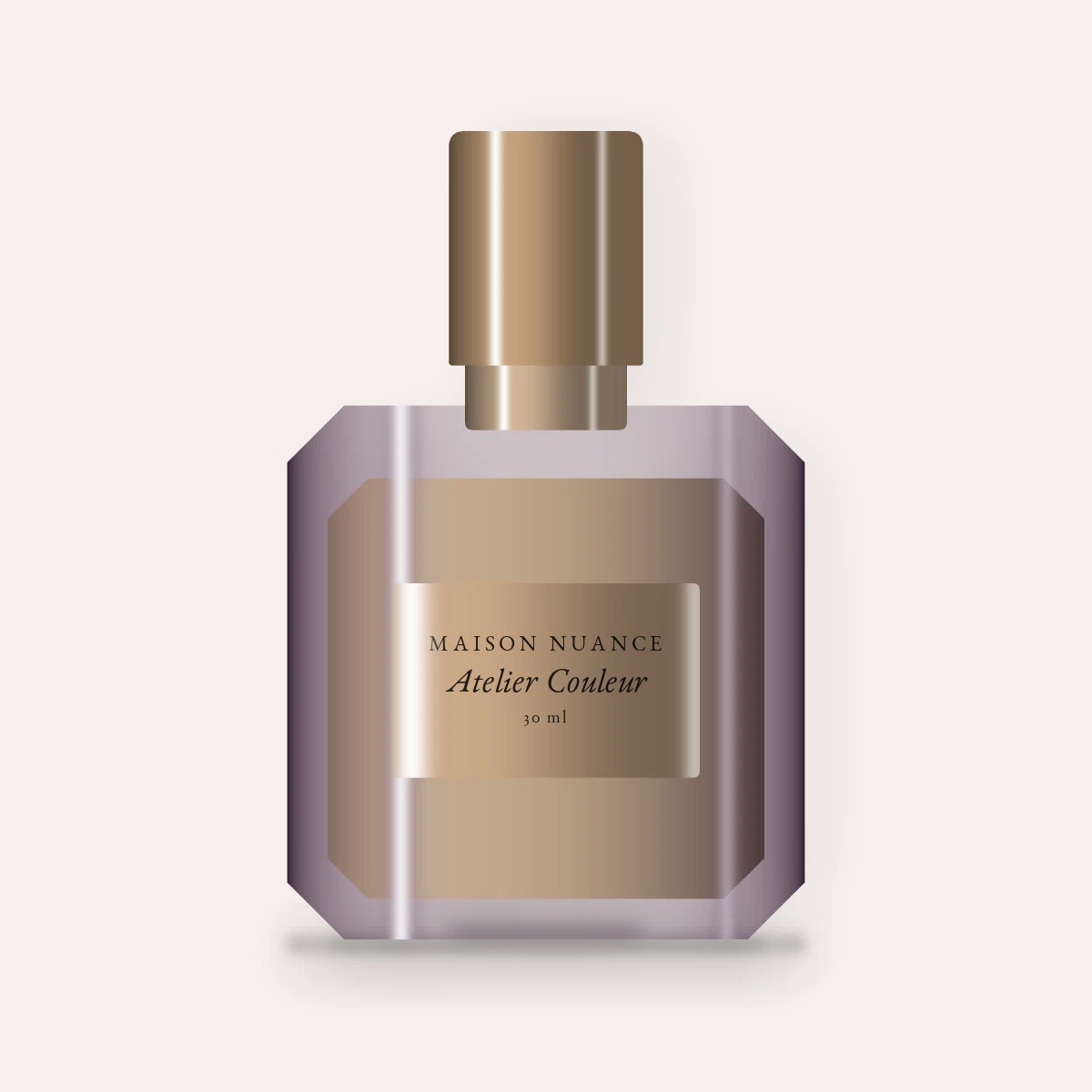 Parfum Atelier Couleur ardent à la bergamote – Maison Nuance, flacon 30 ml
