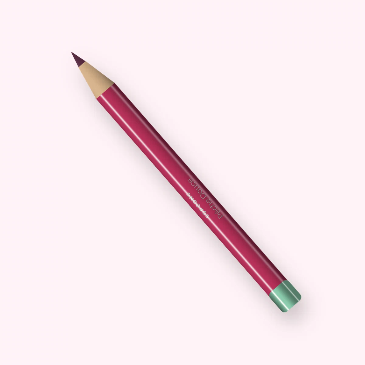 Eyeliner effet smoky Pêche Douce – Sopoong, crayon 1,2 g, teinte Prune