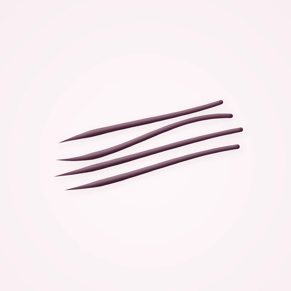 Eyeliner effet smoky Pêche Douce – Sopoong, aperçu de la teinte Prune