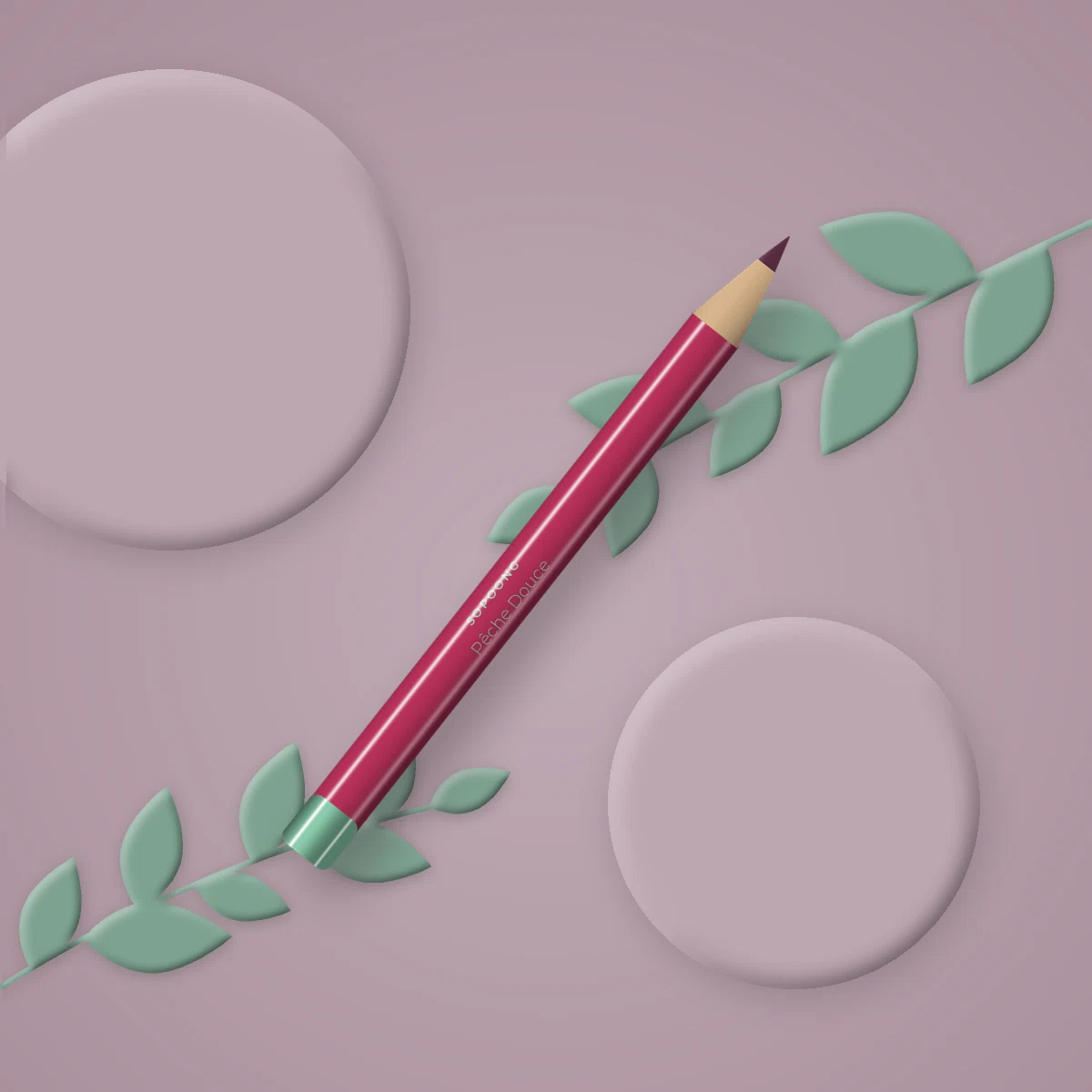 Eyeliner effet smoky Pêche Douce – Sopoong, photo d'ambiance