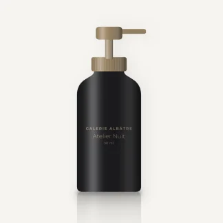 Baume après-rasage assouplissant Atelier Nuit – Galerie Albâtre, flacon-pompe 50 ml