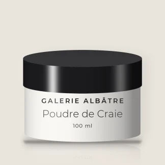 Gommage visage Poudre de Craie à l'extrait de citron – Galerie Albâtre, pot 100 ml