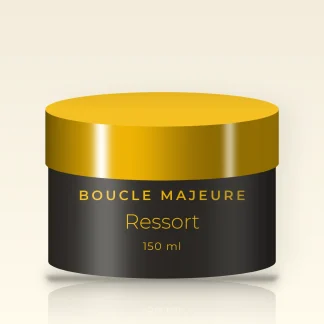 Masque capillaire Ressort au beurre de mangue – Boucle Majeure, pot 150 ml