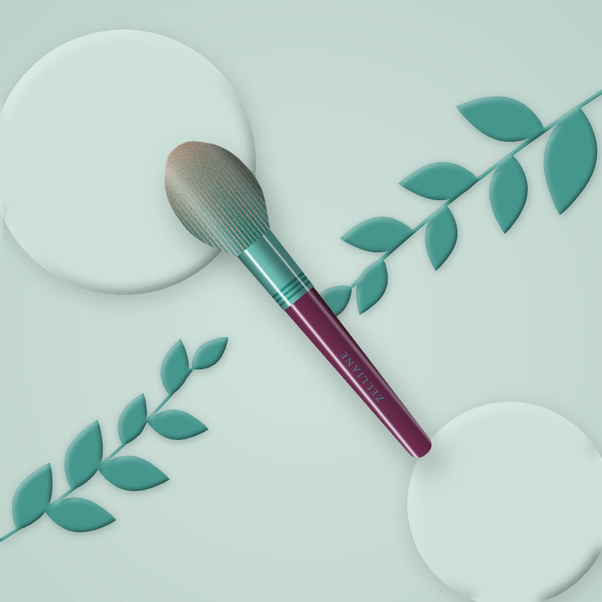 Brosse de soin Médina Bleue – Zelliane, photo d'ambiance