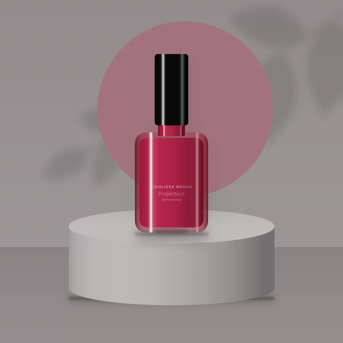 Vernis à ongles Projecteur à l'acide hyaluronique – Coulisse Rouge, photo d'ambiance