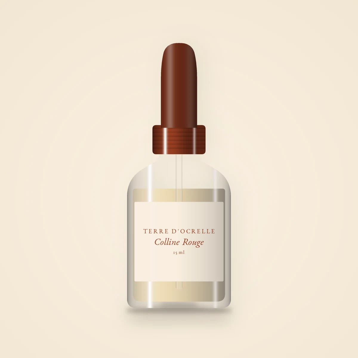 Colline Rouge sérum peau neuve – Terre d'Ocrelle, flacon compte-gouttes 15 ml