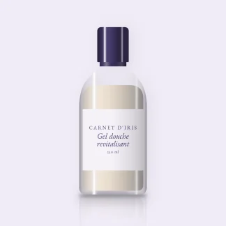 Gel douche et bain revitalisant à l'huile de baobab – Carnet d'Iris, flacon 250 ml