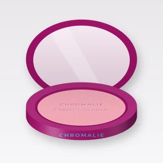 Blush Flash Couleur à l'hibiscus – Chromalie, boîtier 6 g, teinte 02 Rose tendre