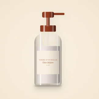 Soin anti-âge défroissant Ocre Solaire – Terre d'Ocrelle, flacon-pompe 50 ml