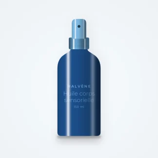 Huile corps sensorielle à la bourrache – Halvène, flacon spray 150 ml