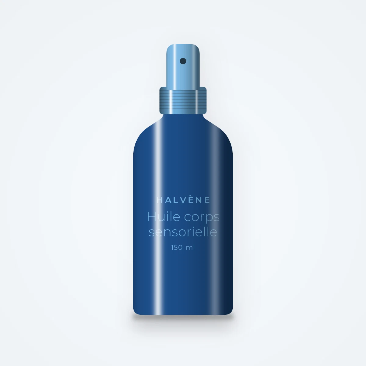 Huile corps sensorielle à la bourrache – Halvène, flacon spray 150 ml
