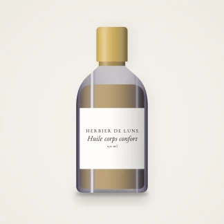 Huile corps confort au calendula – Herbier de Lune, flacon 150 ml