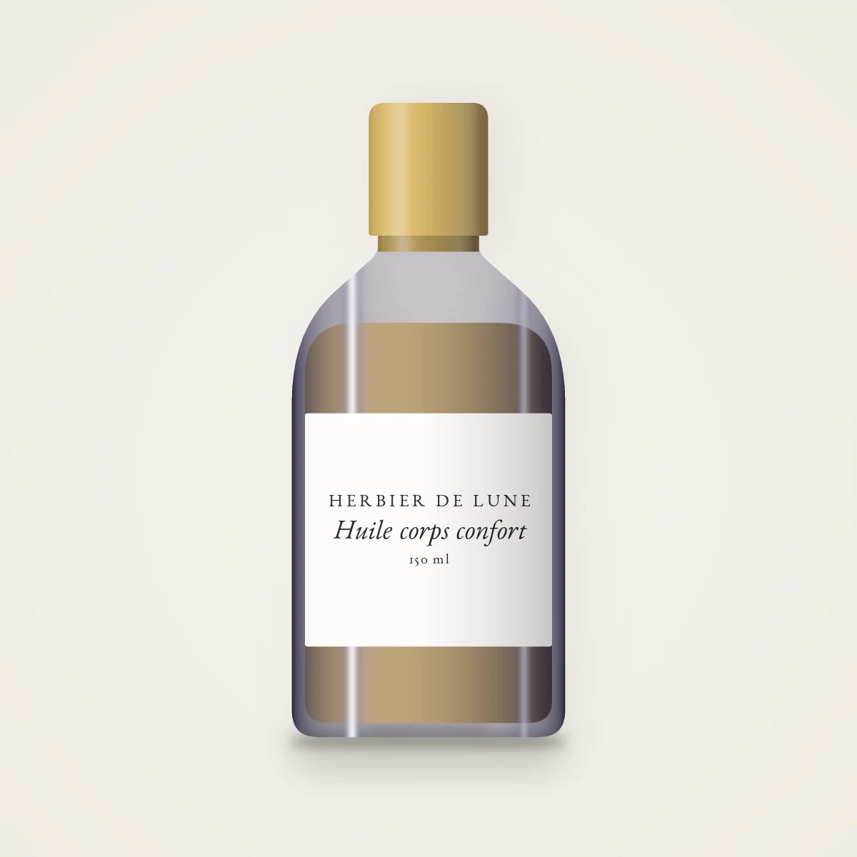 Huile corps confort au calendula – Herbier de Lune, flacon 150 ml