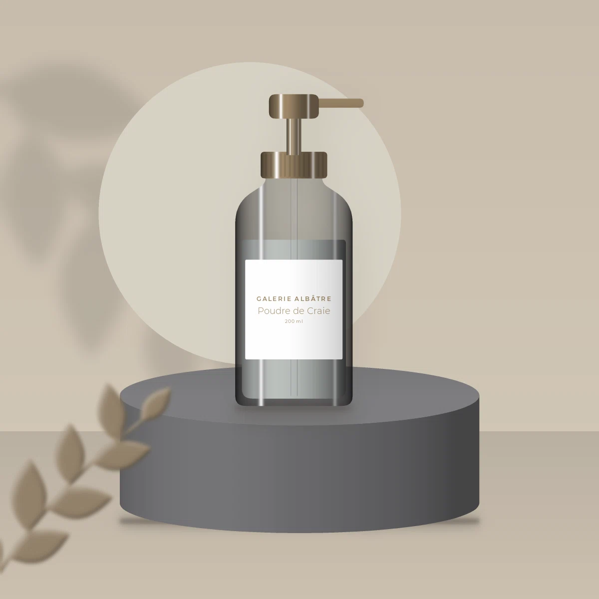 Poudre de Craie nettoyant visage doux – Galerie Albâtre, photo d'ambiance