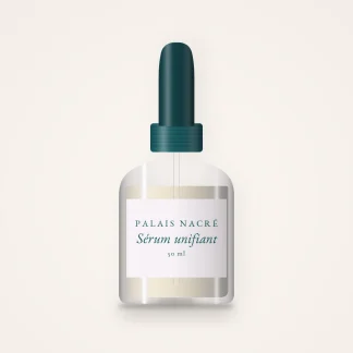 Sérum unifiant au complexe de céramides – Palais Nacré, flacon compte-gouttes 50 ml