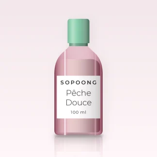 Lait solaire Pêche Douce fluide SPF 30 – Sopoong, flacon 100 ml