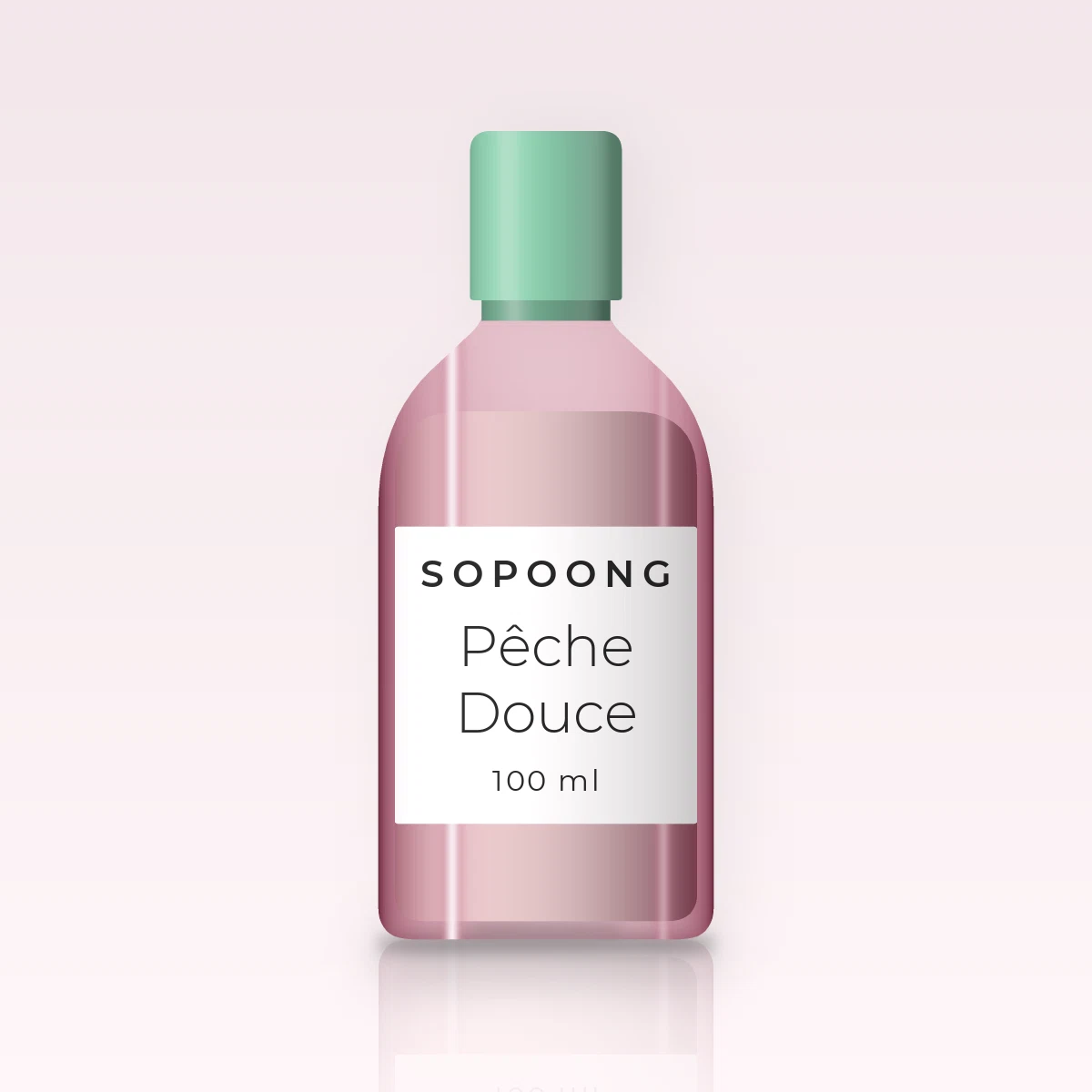 Lait solaire Pêche Douce fluide SPF 30 – Sopoong, flacon 100 ml