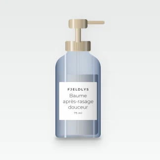 Baume après-rasage douceur à la camomille – Fjeldlys, flacon-pompe 75 ml
