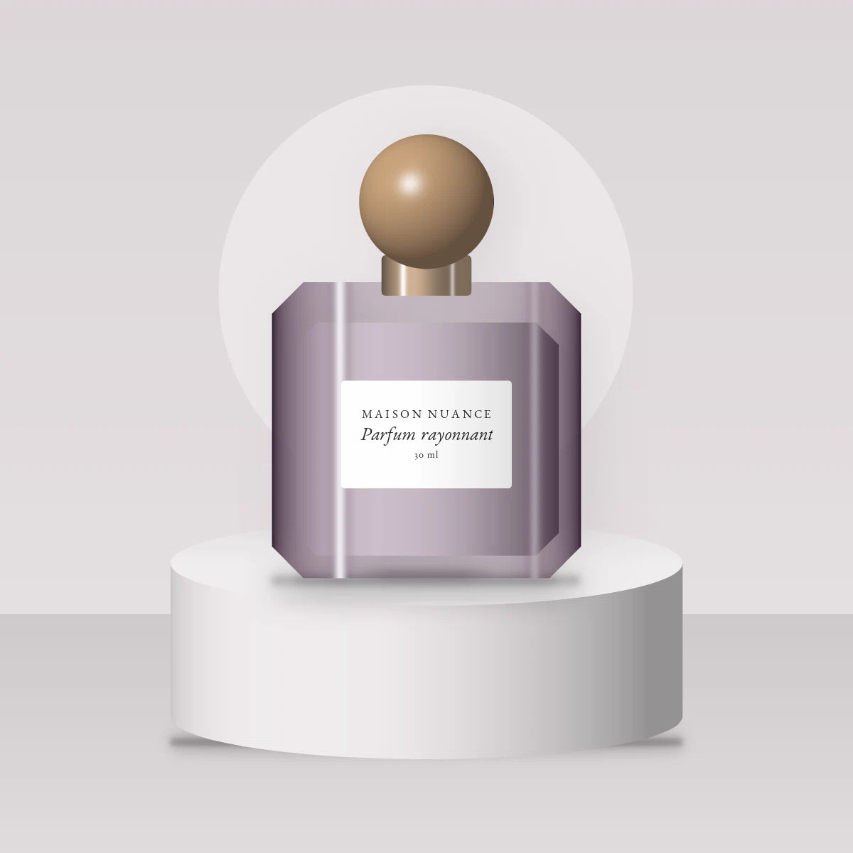 Parfum rayonnant à la mousse de chêne – Maison Nuance, photo d'ambiance